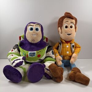 Disney Pixar Toy Story WOODY & BUZZ LIGHTYEAR Scentsy Buddy Plush - Retired Pair